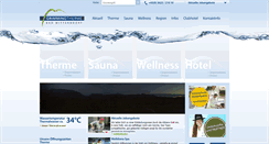 Desktop Screenshot of grimming-therme.com